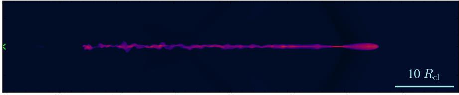 Figure for Woven by the Whirls: The growth and entrainment of cold clouds in turbulent hot winds