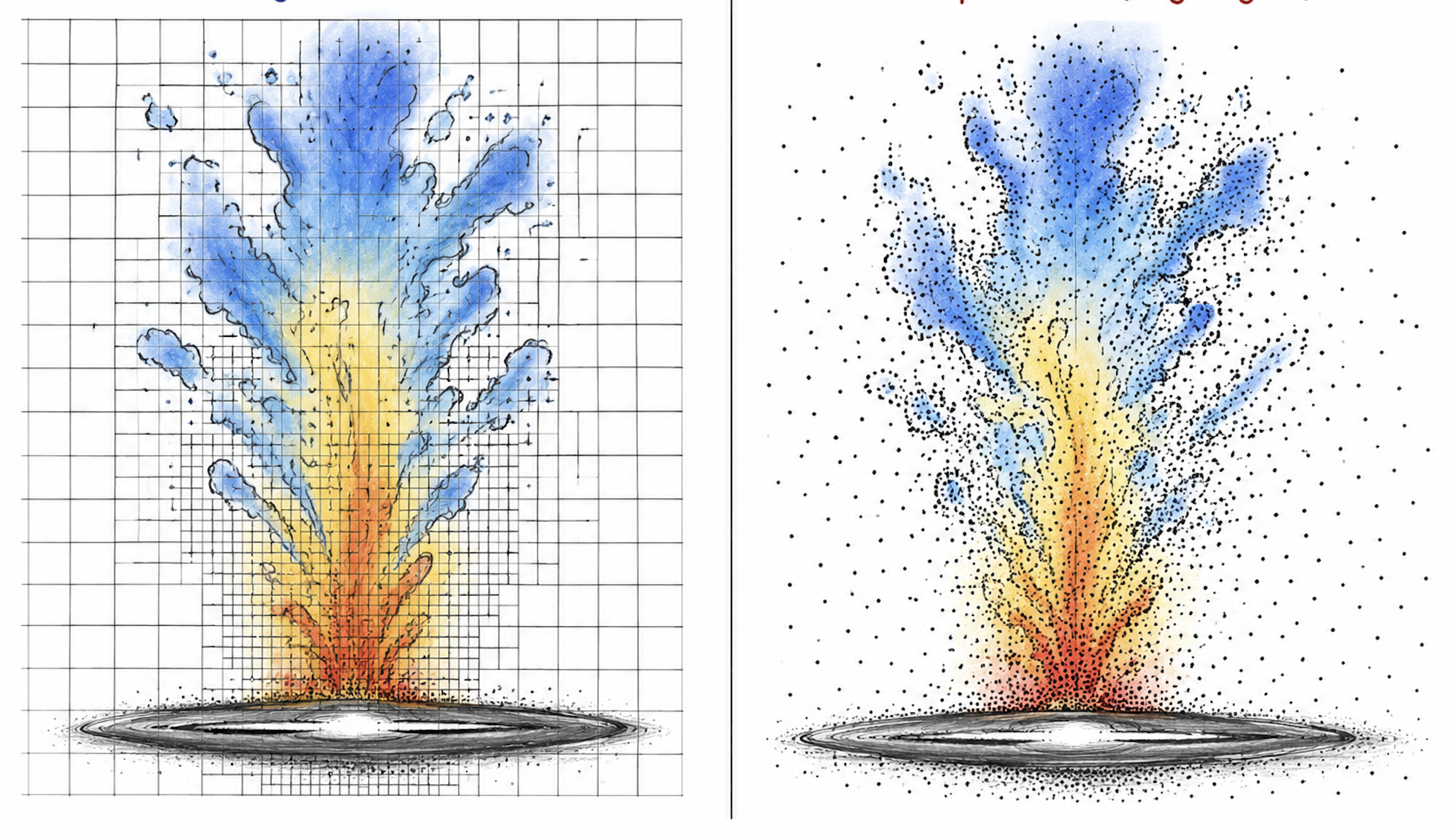 How numerical methods shape simulated galactic winds